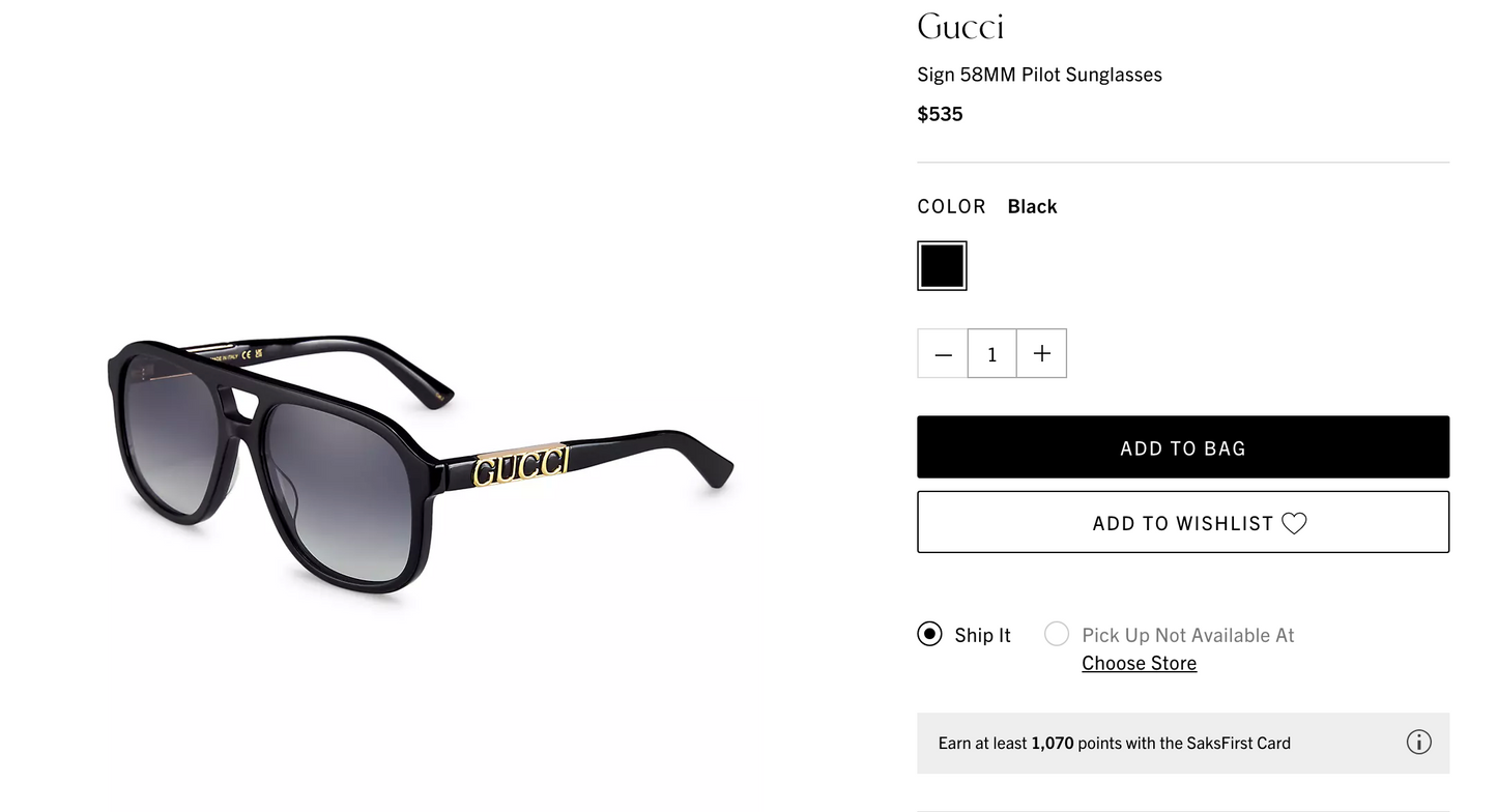 Gucci Sunglasses