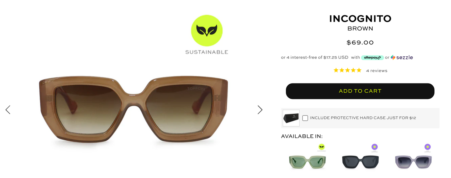 Incognito Sunglasses