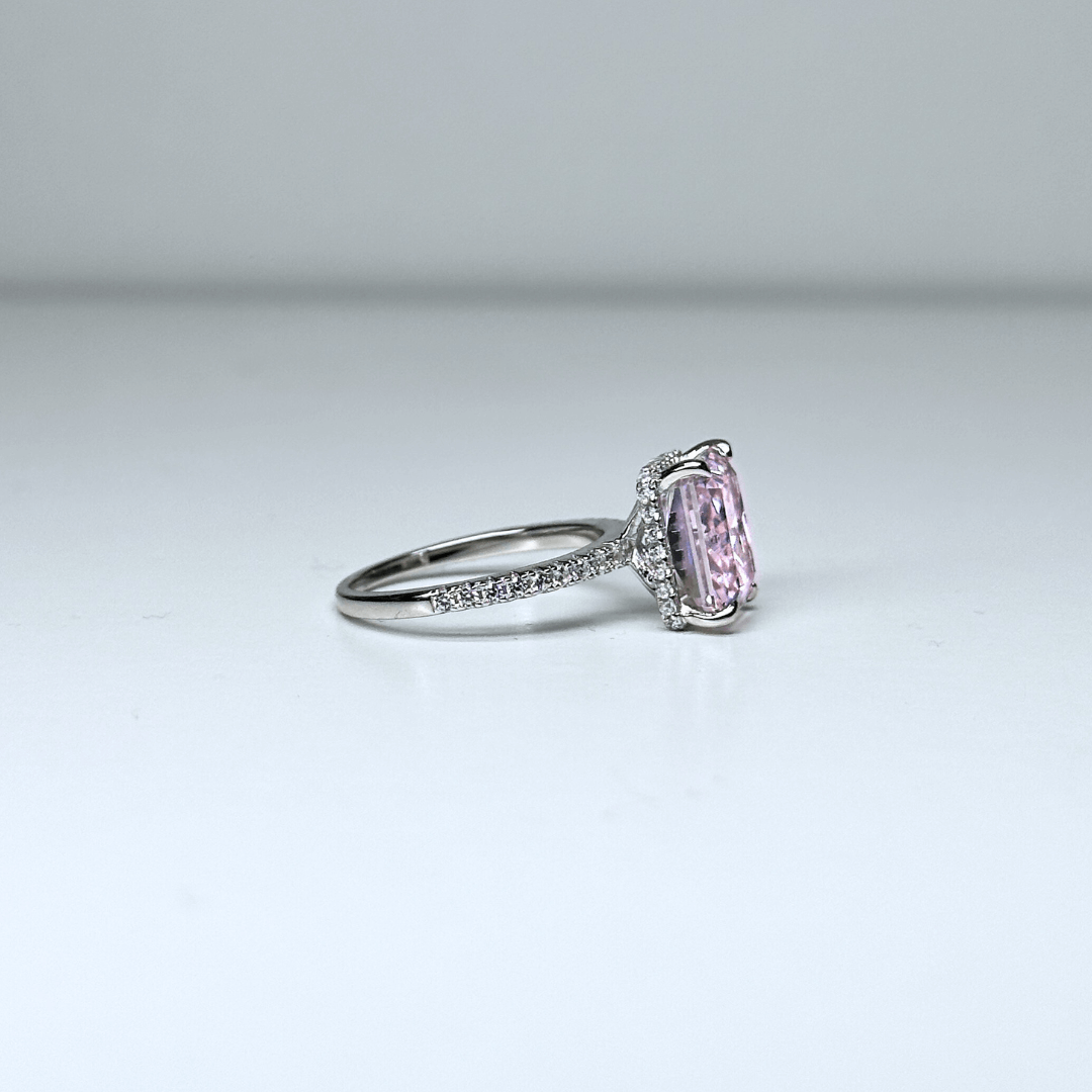 Pink Impression Diamond Ring