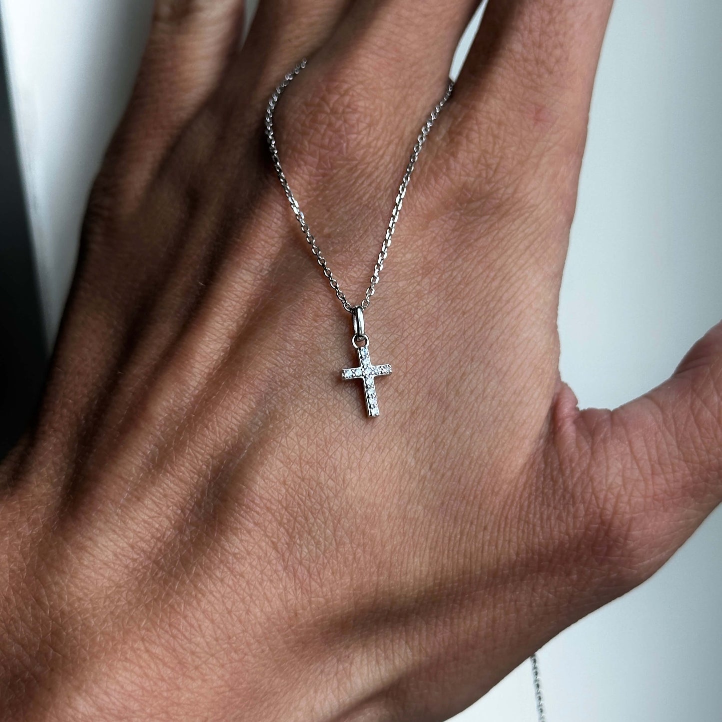 Tiny Cross Necklace