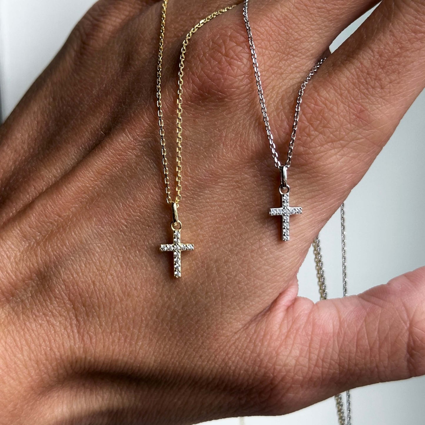 Tiny Cross Necklace